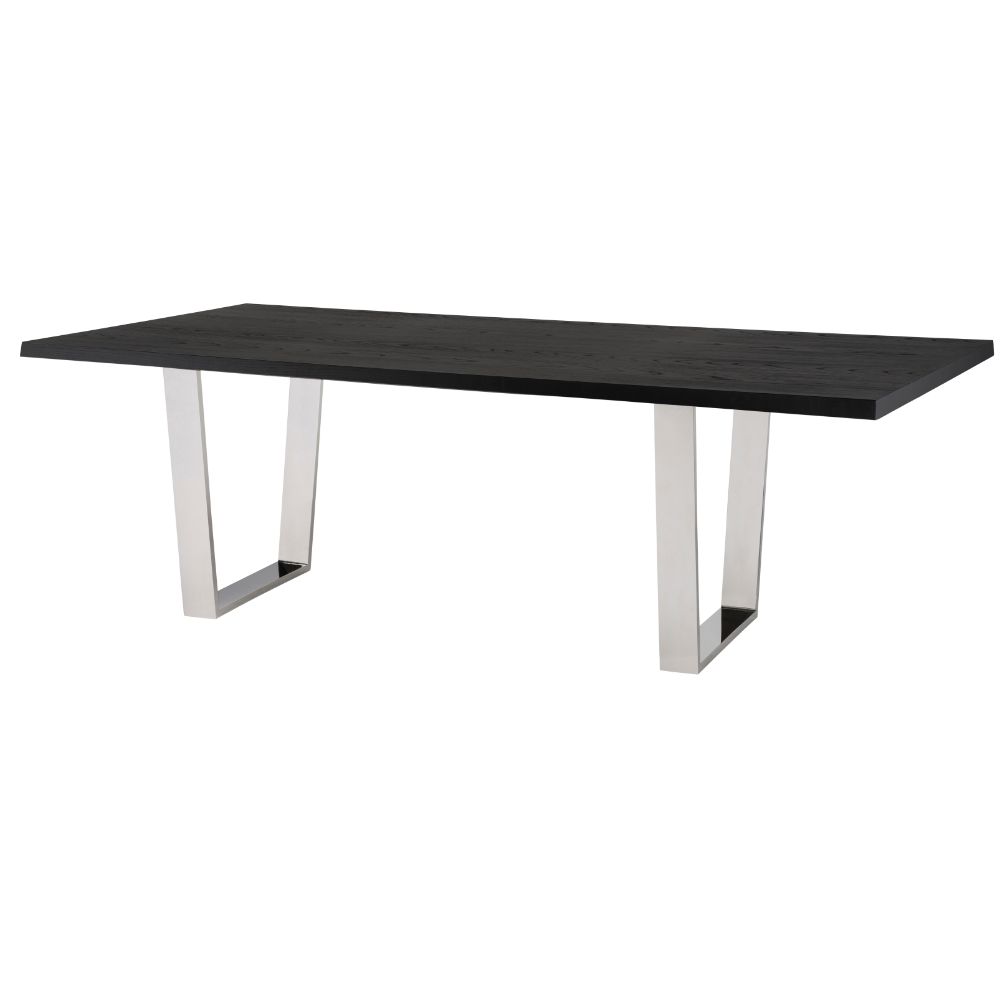 Nuevo HGNA631 VERSAILLES DINING TABLE in ONYX